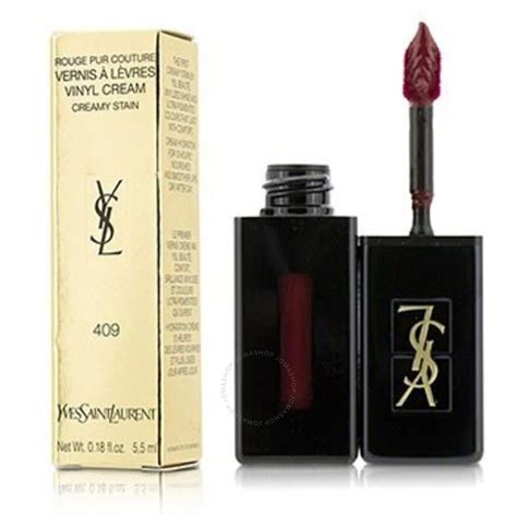 ysl vinyl lip 409|ysl burgundy lip stain.